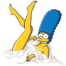 Marge Simpson from Playboy Sticker - Sticker Mania