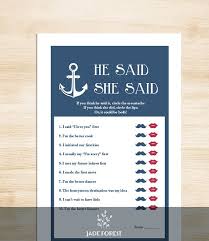 Nautical Bridal Shower Game Diy Nautical Game Navy Anchor Etsy Bridal Shower Diy Diy Bridal Shower Games Nautical Bridal Showers