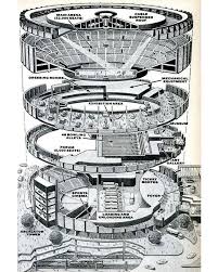 Madison Square Garden In 1967 New York 832 X 2039 Thingscutinhalfporn Stadium Design Madison Square Garden Stadium Architecture