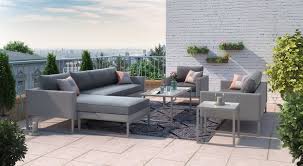 Tropez Patio Sectional With Cushions Patio Patio Sectional Outdoor Furniture Sets