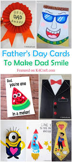 I have to confess, there have been times where i've forgotten to get a birthday card to go along with a gift for a friend and i just don't have time to go back to the store. Diy Father S Day Cards To Make Dad Smile K4 Craft