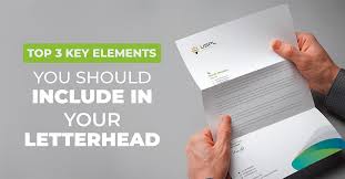 First page letterhead typically includes the logo and address of the company you represent. Top 3 Key Elements You Should Include In Your Letterhead Designbold Academy
