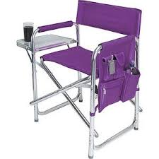 Picnic Time 809 00 101 000 0 Sports Portable Folding Patio Chair Purple Walmart Com Sport Chair Folding Camping Chairs Camping Chairs