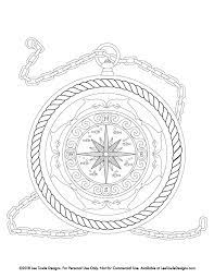 The coloring pages offer a very easy and exciting way for your child to express herself through color. Fantasy Compass With Dolphins And Fish Coloring Page For Adults Free Coloring Page Lee Towle Designs Digital Illustrator Graphic Designer And Web Designer