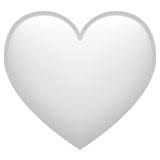 White Heart Emoji On Whatsapp 2 19 352 White Heart Emoji White Heart Heart Emoji