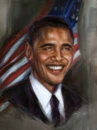 American audiences don't know how to enageg with contemporary art. Photoshop Acrylic Painting Of President Obama Portrait On Behance
