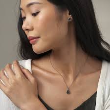 Buy Natural Black Jade Necklace Online in India