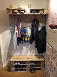 Garderobe Aus Paletten Paletten Garderobe Paletten Garderobe