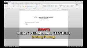Meski sebenarnya surat pernyataan berikut ini saya sajikan contoh surat pernyataan hutang dalam versi word yang bisa kamu edit. Doc Surat Pernyataan Kesanggupan Membayar Hutang Cute766