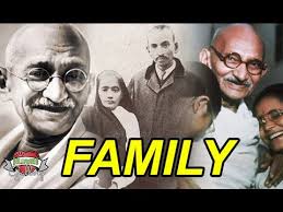 Mahatma Gandhi Family With Parents Wife Sons Brother And Sister Photos