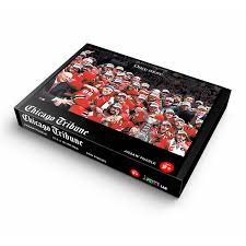Bobby hull chicago blackhawks with goal nhl alumni limited edition bobblehead. Chicago Blackhawks 2015 Stanley Cup Once More Front Page Jigsaw Puzzle Shop The Chicago Tribune Official Store