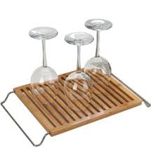 umbra bamboo dish drying rack in dish racks