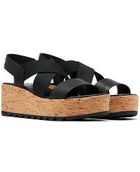 Shop women's sorel flat sandals. Sorel Women S Cameron Flatform Slingback Sandals Reviews Sandals Shoes Macy S