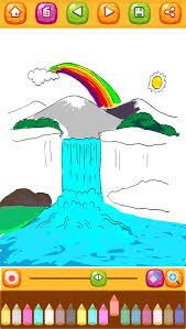 Berikut di bawah ini ada contoh karya mewarnai gambar ikan laut di atas. Mewarnai Gambar Pemandangan Alam Pour Android Telechargez L Apk