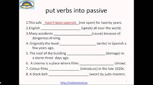 Copy Of Passive And Active Voice Lessons Tes Teach