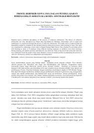 Ulka guest house group ⭐ , indonesia, aceh, banda aceh, lamgapang krueng barona jaya aceh besar: Pdf Profil Berpikir Siswa Sma Dalam Pembelajaran Berdasarkan Kerangka Kerja Abstraksi Reflektif