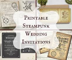 10 Awesome Free Steampunk Diy Craft Videos Steampunk Wedding Invitation Steampunk Wedding Steampunk Wedding Themes