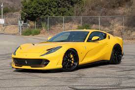 Find your perfect car with edmunds expert reviews, car comparisons, and pricing tools. Ferrari 812 Superfast Yellow Forgiato Tec 2 4 Wheel Front