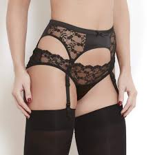 The can can concealment garter belt easily attaches to our garter holsters for added security. Katherine Hamilton Sophia Black Silk Suspender Belt