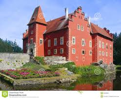 Tschechische Republik Rotes Schloss Stockfoto Bild Von Wasser Republik 6696962