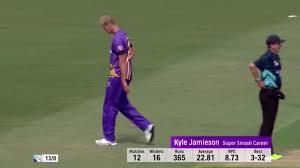 Kyle jamieson for inr 15 crore (usd 2.06 million approx.) to royal challengers bangalore coming into the auction jamieson, towering at over 6'8, was expected to be picked for a lot of money, but. Kyle Jamieson Best Bowling 6 Wickets In 7 Balls Youtube