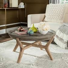 Safavieh Wynn Dark Gray Round Stone Indoor Outdoor Coffee Table Vnn1013a The Home Depot In 2020 Round Coffee Table Modern Outdoor Coffee Tables Concrete Coffee Table