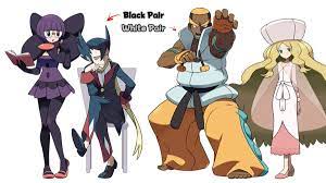 Add interesting content and earn coins. Reggie 800 S Nintendo Secrets On Twitter Black White According To Their Designer Yusuke Ohmura Unova S Elite 4 So Were Originally Meant To Be Themed Black And White Grimsley Shauntal Wore Black