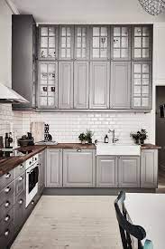 30 gorgeous grey and white kitchens that get their mix right. Grey Tiles Kitchen Cabinet Novocom Top