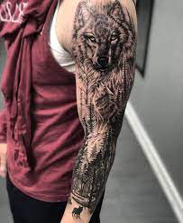 However, these types of tattoos are much bigger compared to spine tattoos or tribal tattoo designs. 40 Amazing Wolf Tattoo Designs For Men Best Wolf Tattoo Ideas Wolf Tattoos Men Wolf Tattoo Sleeve Animal Sleeve Tattoo