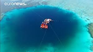 300 m deep underwater sinkhole declared