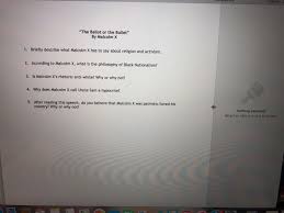 These profound malcolm x quotes reveal the unique and unflinching vision that made him an icon of the american civil rights movement. Solved The Ballot Or The Bullet By Malcolm X 1 Briefly Chegg Com