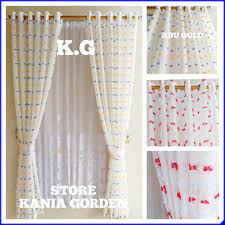 Lebar 100cm, tinggi 230cm, 12 lubang smockling dan 1 tali gorden. Vitrase Gorden Terbaru Model Smokring Silver 6 Gelembung 12 Lubang Smokring Minimalis Model 2020 Lazada Indonesia