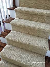 A Sisal Substitute For The Stairs Carpet Stairs Carpet Staircase Stair Runner