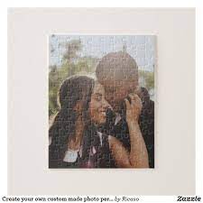 Gather your photos, cards, digital images or other special memorabilia. Create Your Own Custom Made Photo Personalized Jigsaw Puzzle Zazzle Com Personalised Jigsaw Puzzle Make Photo Photo Personalized