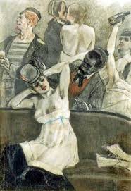 Félicien Rops (Namur), Le Bouge à Matelots, d'après Musée Félicien Rops,  ArtWork & Google | Artwork, Les arts, Comment peindre