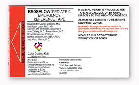 The manufacturers have suggested that a visual assessment of habitus may be used to increase its performance. Broselow Pediatric Emergency Tape 2017 Topicerrati