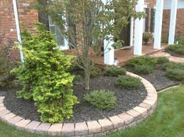 Paver Garden Wall Garden Pavers Landscape Curbing Front Yard Landscaping