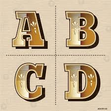 Your resource to discover and connect with designers worldwide. Vintage Western Alphabet Buchstaben Font Design Vektor Illustration A B Stock Vektorgrafi Crushpixel