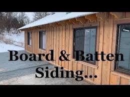 Can you put hardie over existing siding? 287 Finished Board And Batten Siding Youtube