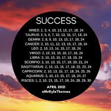 This will have a significant impact on your relationships with colleagues. Best Days For Your Zodiac Sign In April 2021 Kyle Thomas Astrology