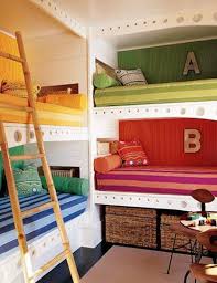 I've always loved bunk beds (they're just so cozy. Try This Built In Bunk Beds Galore Bunk Beds Built In Kids Rooms Shared Built In Bunks