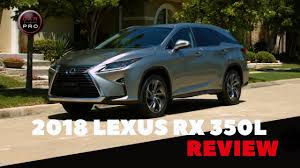 Lexus used creative interior packaging and a steeper tailgate window to fit the third row, which features two seats. 2018 Lexus Rx 350l Offers Third Row Youtube