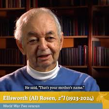 We are saddened to hear of the passing of centenarian Ellsworth (Al) Rosen,  z”l, whom we had the honor of interviewing in 2012. Al grew up in a home  where Yiddish was spoken regularly, the Yiddish ...