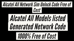 Learn how to lock and unlock the sim pin on the alcatel joy tab. Alcatel All Network Sim Unlock Code Free Of Cost Generated Code Youtube
