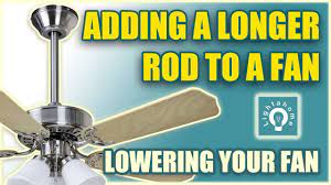 Step 3 use your xacto knife to cut a hole in a suspended ceiling tile corresponding to the measurement you've just taken. Adding A Longer Rod To A Ceiling Fan Lowering Your Fan Youtube