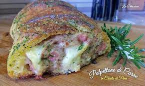 Polpettone in crosta di pane. Polpettone In Crosta Di Pane Aromatizzata A Tavola Con Lia