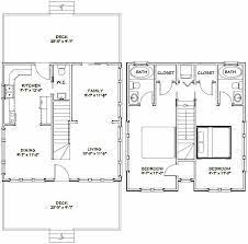 Luxury master suite floor plans bedroom via. 24x24 House 2 Bedroom 2 5 Bath 1 106 Sq Ft Pdf Floor Plan Model 5 29 99 Floor Plans House Floor Plans Duplex Floor Plans