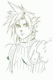 free final fantasy 7 coloring pages download png images cliparts on clipart library coloriages simples