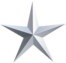 Silver Silver Stars Clip Art Art