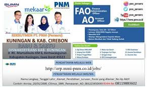 Permodalan nasional madani (pnm) persero sebagai finance administrator officer selama 16 bulan , saya juga pernah menjadi admin di salah satu bengkel di karawang dan saya pernah pkl di pnpm garut | 7 koneksi | lihat halaman utama, profil, aktivitas, dan artikel shelin Rekrutmen Pegawai Bumn Pt Pnm Kuningan Kab Cirebon